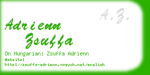 adrienn zsuffa business card